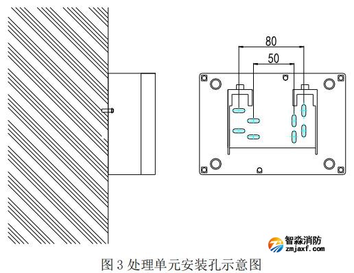 JTW-LD-GST85A纜式線型感溫火災(zāi)探測(cè)器安裝示意圖